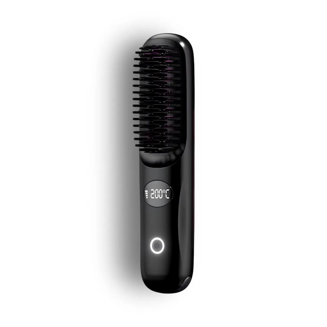 Smart Hair Straightener Brush